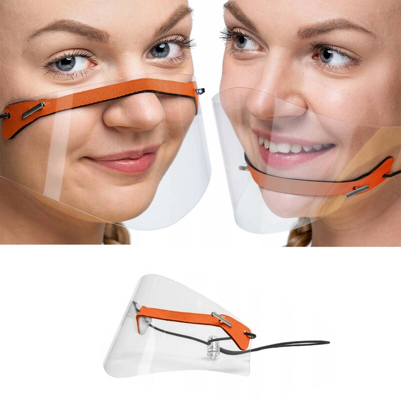Мини-щит моющаяся многоразовая удобная маска прозрачная визуальная Маска Защитное покрытие для рта комфортная дышащая Пылезащитная маска