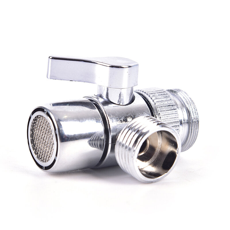 Brass 3-way Diverter Valve Faucet Connector Adapter Three Head Function Switch Water Faucet Extension Of Washbasin Basin