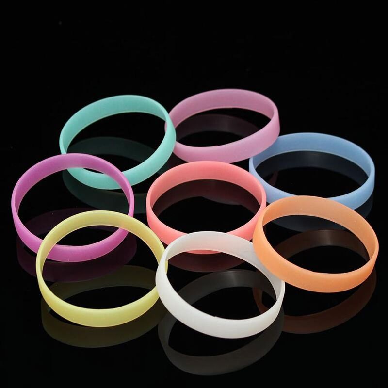 Светящиеся резиновые браслеты для мужчин и женщин, браслеты, спортивные браслеты, силиконовые браслеты от пота