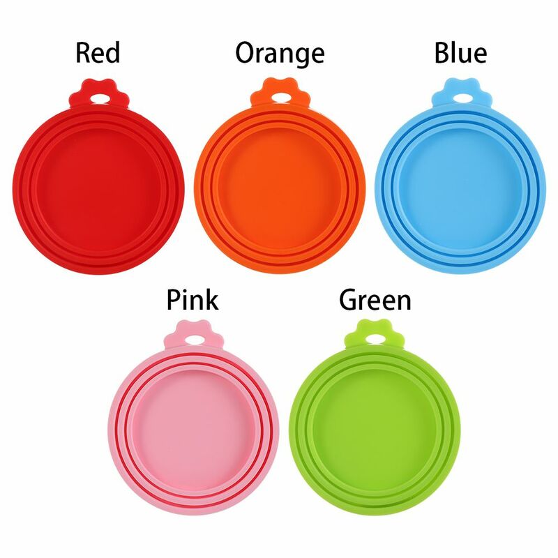 3 In 1 Silicone Canned Lid Reusable Food Tin Cover Keep Fresh Kitchen Organization Pet Supplies