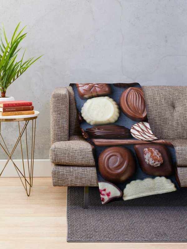 Chocolate Throw Blanket Stuffed Blankets