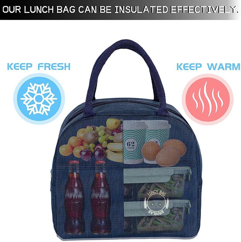 Frische Kühltasche Thermische Tragbare Zipper Mittagessen Taschen für Frauen Bequem Skulptur Drucken Neue Mittagessen Box Tote Lebensmittel Lagerung Handtasche