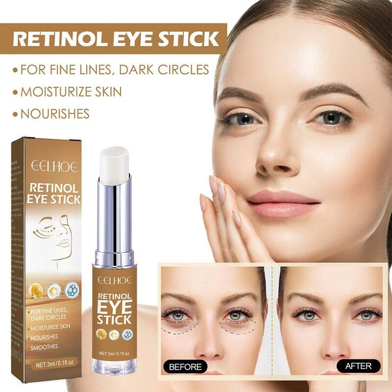 2pcs Retinol Eye Cream Stick Firming Anti-aging Wrinkle For Dark Circles Anti Puffiness Whiten Moisturizing Skin Care Product
