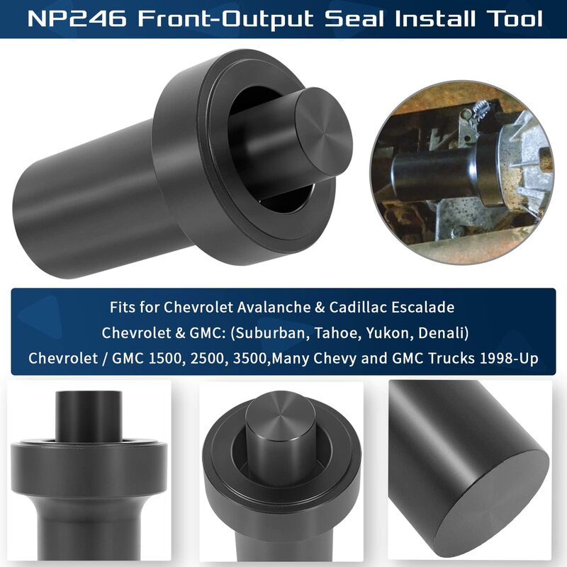 ANX dla Chevy GMC NP246-NP261-NP263 narzędzie do instalacji uszczelnienia przedniego wyjścia 1998up T-M109RAC Adapt-a-case