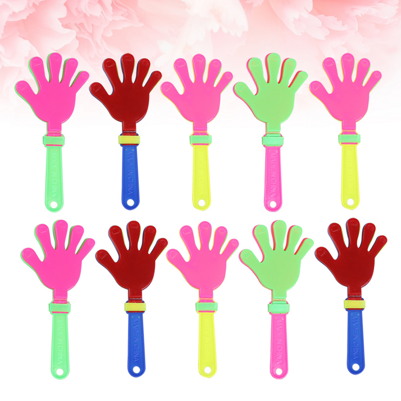 20 Pcs Plastic Noisemakers Stocking Stuffers Party Clapper Christmas Gifts Hands Clapping Toy Sports Toys Glow Applauding