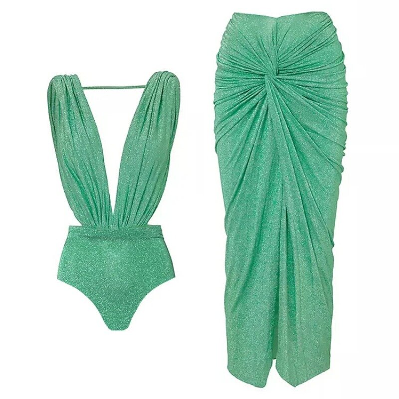 Trend New Luxury costume intero da donna Summer Vacation outfit costumi da bagno Beachwear costume da bagno Bikini set due pezzi