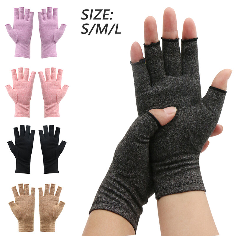 Женские перчатки для сенсорного экрана, компрессионные перчатки для облегчения боли в суставах, браслет с поддержкой запястья