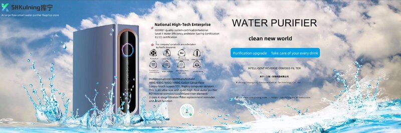 Purificador de agua para el hogar, sistema RO de 7 etapas, filtros de agua, OEM