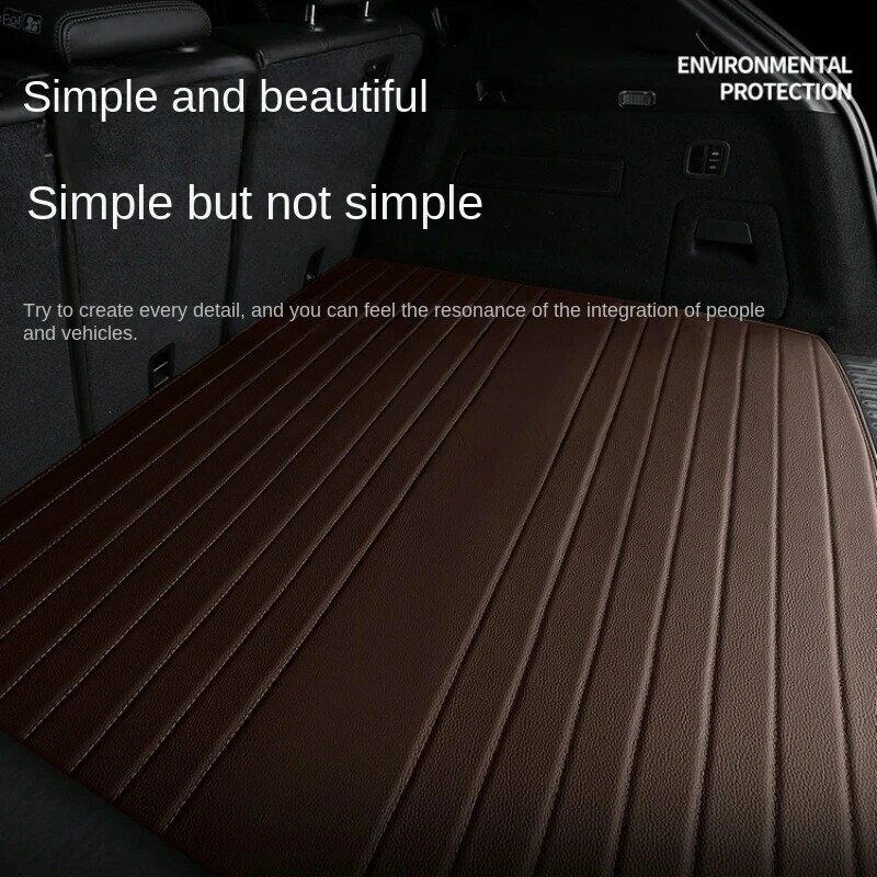 Gestreepte Custom Auto Kofferbak Mat Voor Volkswagen Vw Tiguan Passat Variant Phideon Multivan 6 Seat Accessoires Interieurdetails