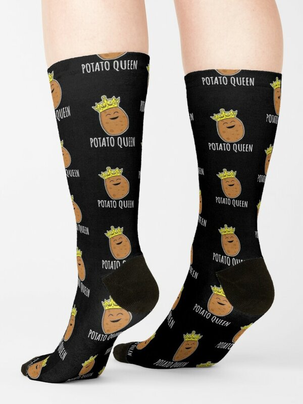 Potato Queen - Funny Potato Gift Socks essential Toe sports short Socks Woman Men's