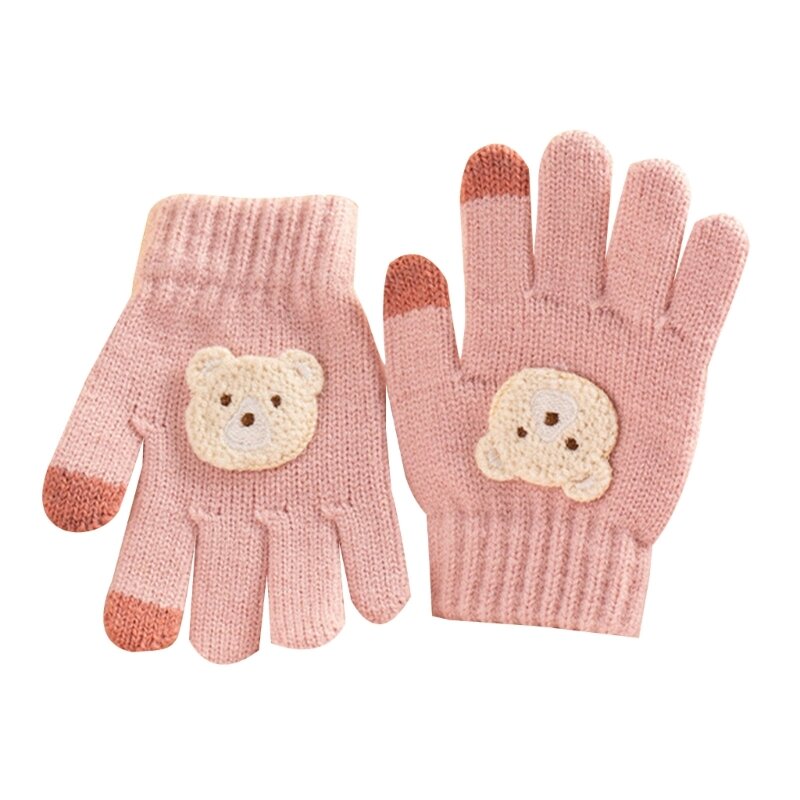 Zimowe ciepłe rękawiczki z dzianiny dla dzieci Baby Boy Girl maluch Christmas Gifts