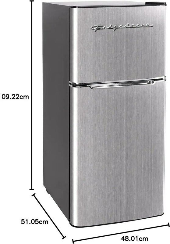 ตู้เย็น/ตู้แช่แข็ง EFR451 2ประตู4.6ฟุตซีรีส์แพลทินัมสแตนเลสสตีลคู่