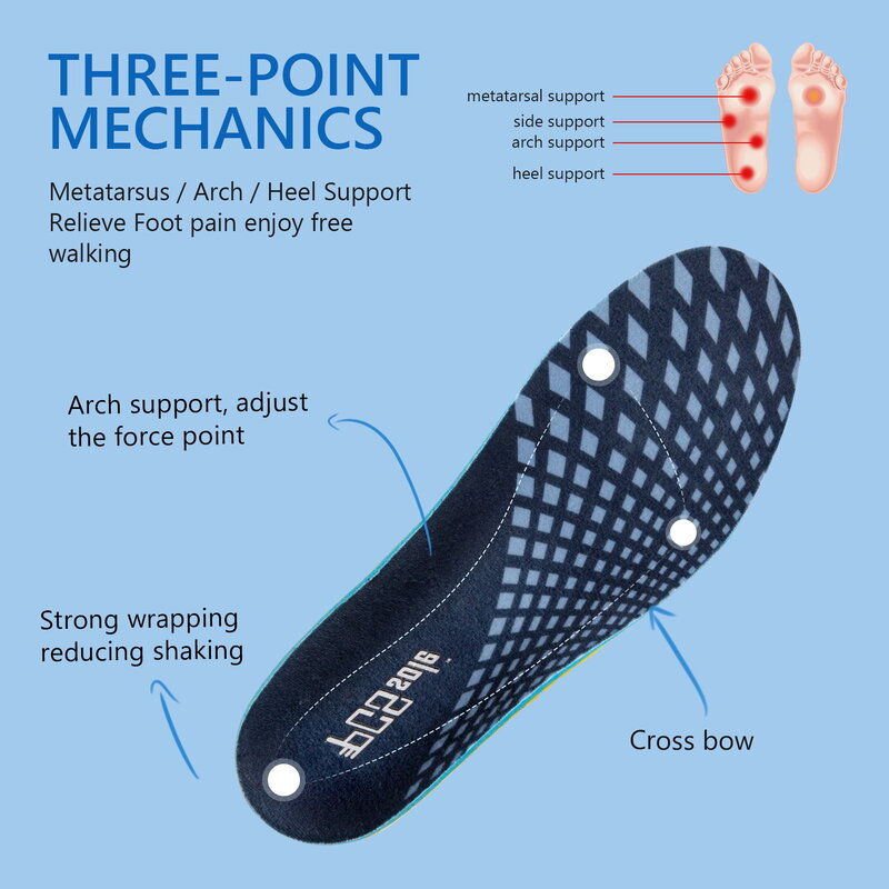 PCSsole EVA wkładki ortopedyczne do stóp Arch wkładka do butów X/O typ noga korekta podeszwa wsparcie płaskostopie sportowe wkładki do stóp Unisex