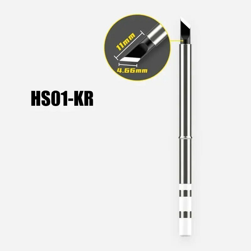 HS01-KR K65 B2 ILS BC3 BC2, сменный наконечник для сварочного ножа, кромка подковы, для детской модели T65, T85, GVDA, GD300, RGS65, наконечник паяльника