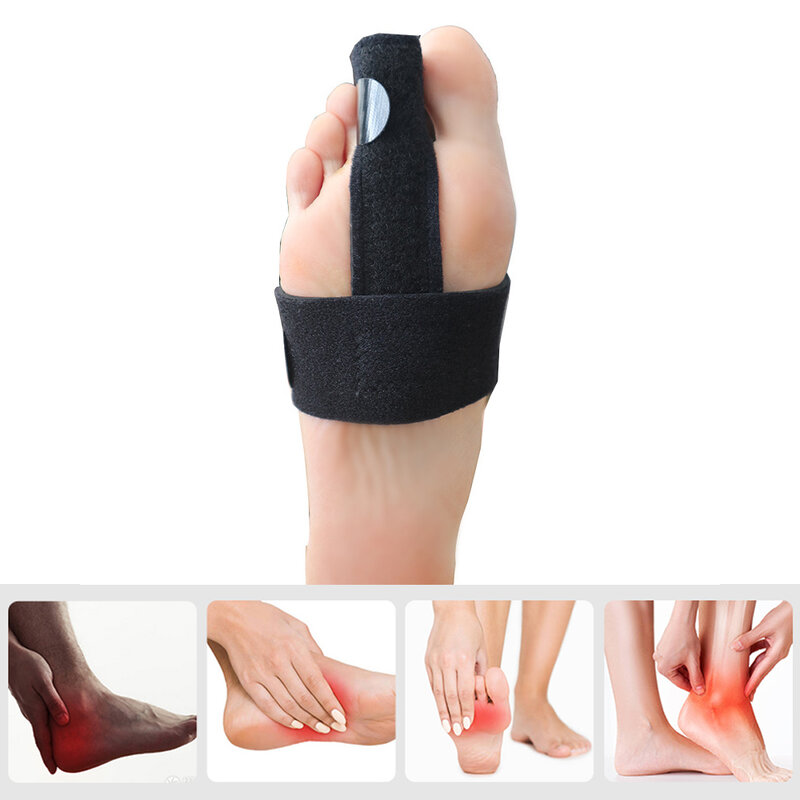 QMWWMQ 1Pcs แผ่นรองเท้า,Toe Straightener & Toe Separator สำหรับยึดหัก,Stress Fracture,claw Toe,Toe สนับสนุน