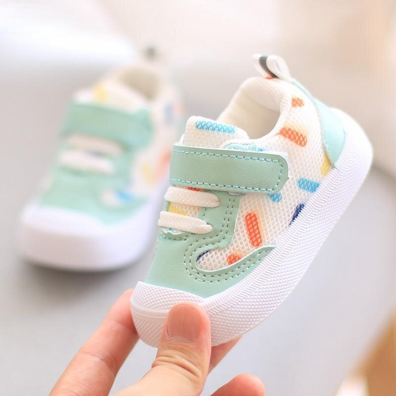 Baby Shoes Mesh Breathable Sneakers Newborn Boys Girls Soft Sole Anti-slip First Walker Infant Toddler Tennis Shoes Zapatos Bebe