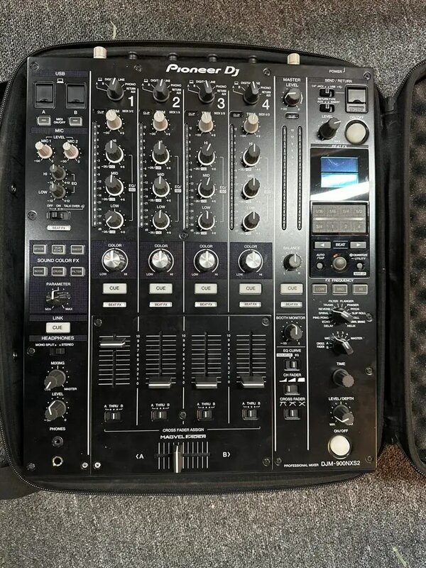 Original djm 900nxs 2 pioneiro dj barra disc player DJM-900NXS2 digital dj mixer console