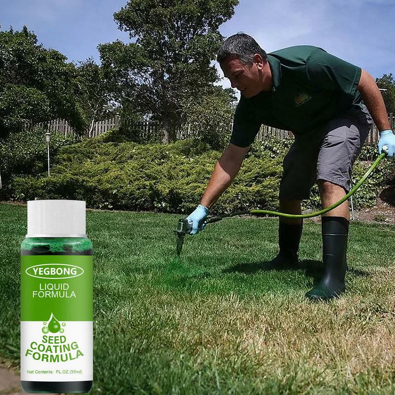 Spray vert instantané pour la réparation de la pelouse, peinture enge, liquide de semis domestique, colorant écologique, 59ml