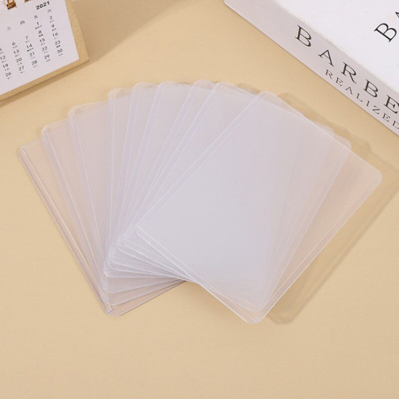 10 PCS Photocards Film Protector Idol Photo Sleeves Holder With Screen Protector School Stationery