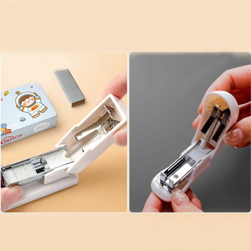 Paper Staplers Office Accessories Mini Stapler Set with Staples Paper Binder Set Office Binding Tools School Supplies
