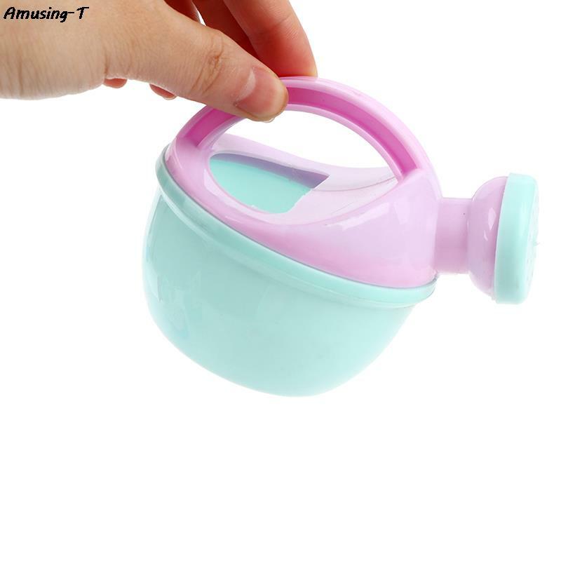 1 Stuks Baby Bad Speelgoed Kleurrijke Plastic Gieter Gieter Water Pot Strand Speelgoed Spelen Zand Douche Bad Speelgoed Voor Kinderen Kinderen Cadeau