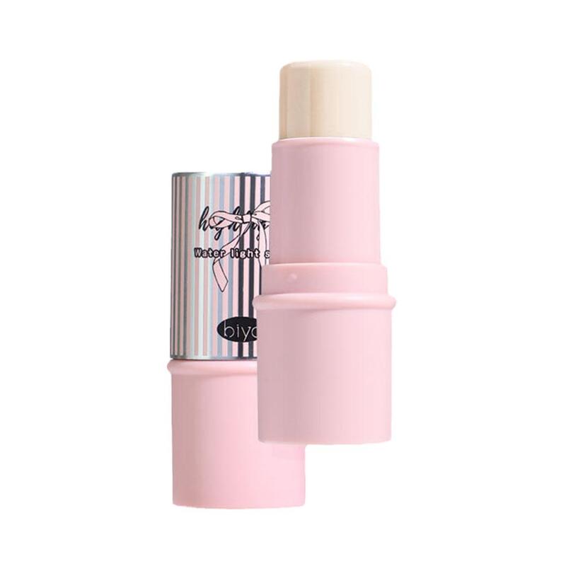 Waterproof Brighten Face Highlighter Blush Stick Makeup Shimmer Illuminator Corrector Stick Contour Rouge Cosmetic Cream Gl A8P0