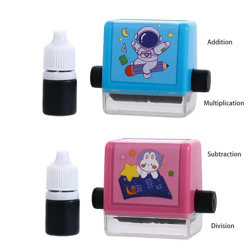 Student Stationery Within 100 Teacher Supplies Math Practice Roller Math Calculate Arithmetic Stamp Number Rolling Stamp