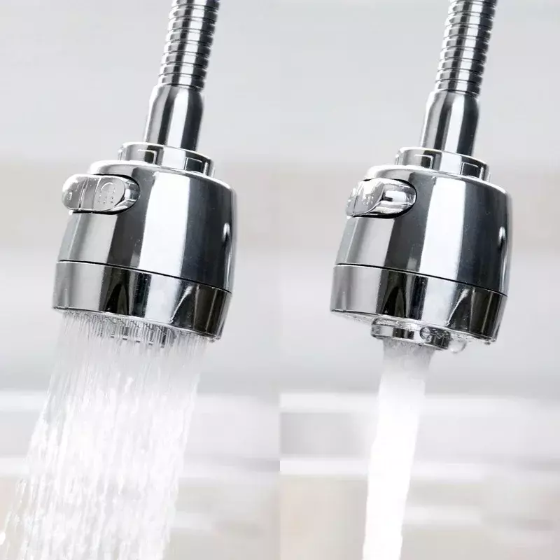 Faucet extender (two spray modes: bubbling and shower)