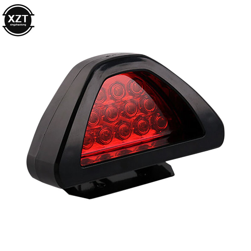 Światła hamowania Universal F1 Style DRL Red 12 LED tylne światło stopu hamulca trzecie światło stopu hamulca bezpieczna lampa światła samochodu LED lampka sygnalizacyjna