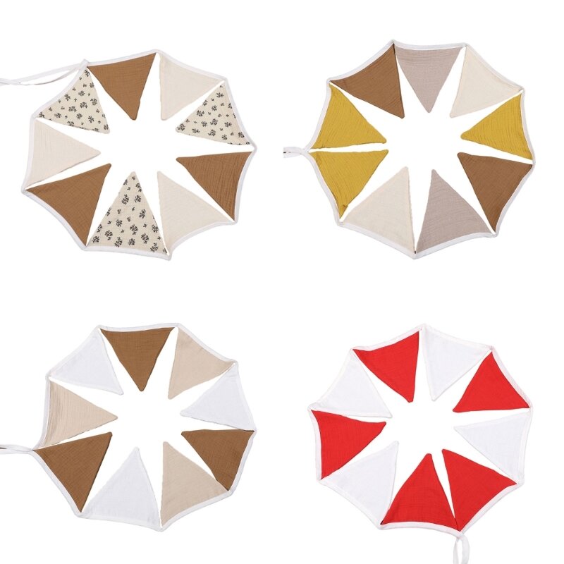 Driehoekvormige trekvlagbanners Wiegmuur Decoratief Decor Doordacht cadeau DropShipping