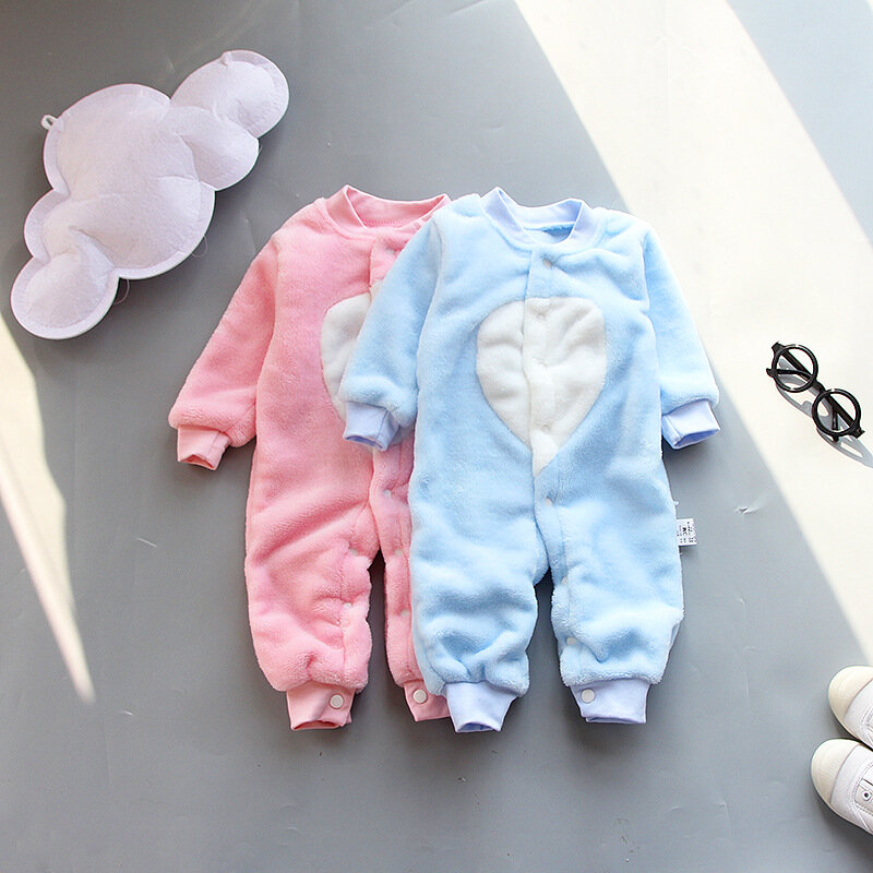 Pakaian bayi gaya musim semi/musim gugur, Jumpsuit untuk bayi usia 0-1-2, Jumpsuit untuk bayi baru lahir, pakaian memanjat rumah
