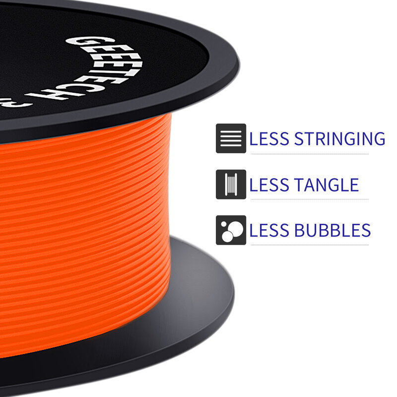 GEEETECH PETG 1kg 1,75mm Spool Draht 3D Drucker Filament 2,2 £, Vakuum Verpackung, 3d Druck Materialien Kunststoff Verschiedene Farben