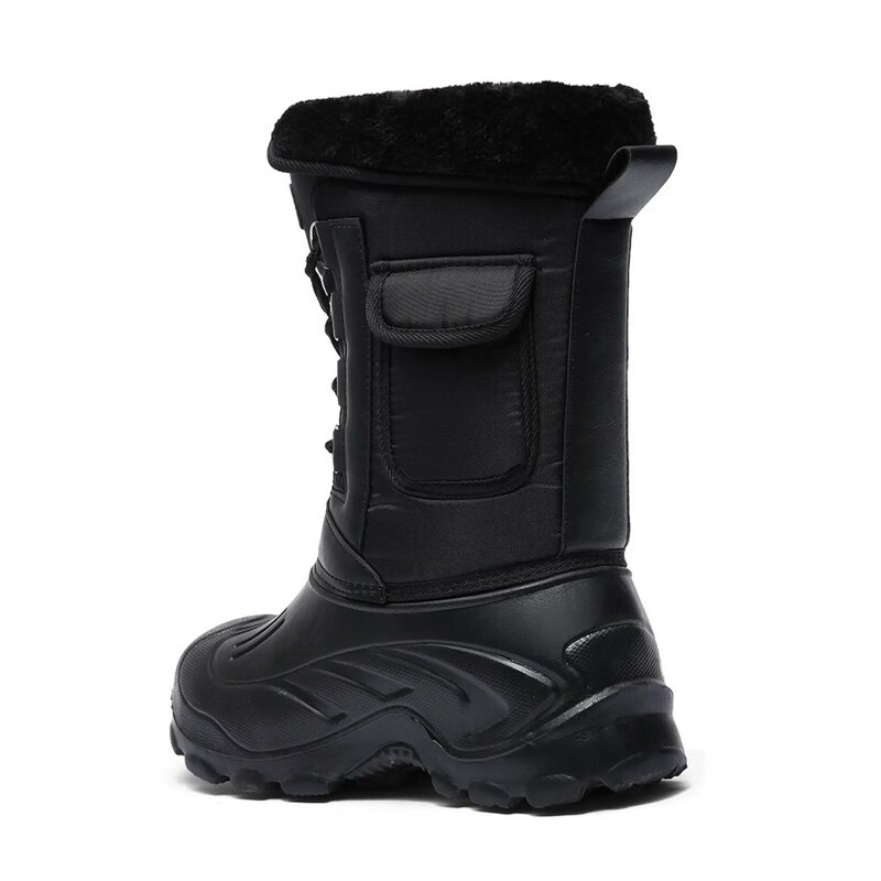 Теплые водонепроницаемые кроссовки, мужские зимние ботинки, 2022, для активного отдыха, рыбалки, снега, рабочие ботинки, мужская обувь, ботинки для рыбалки