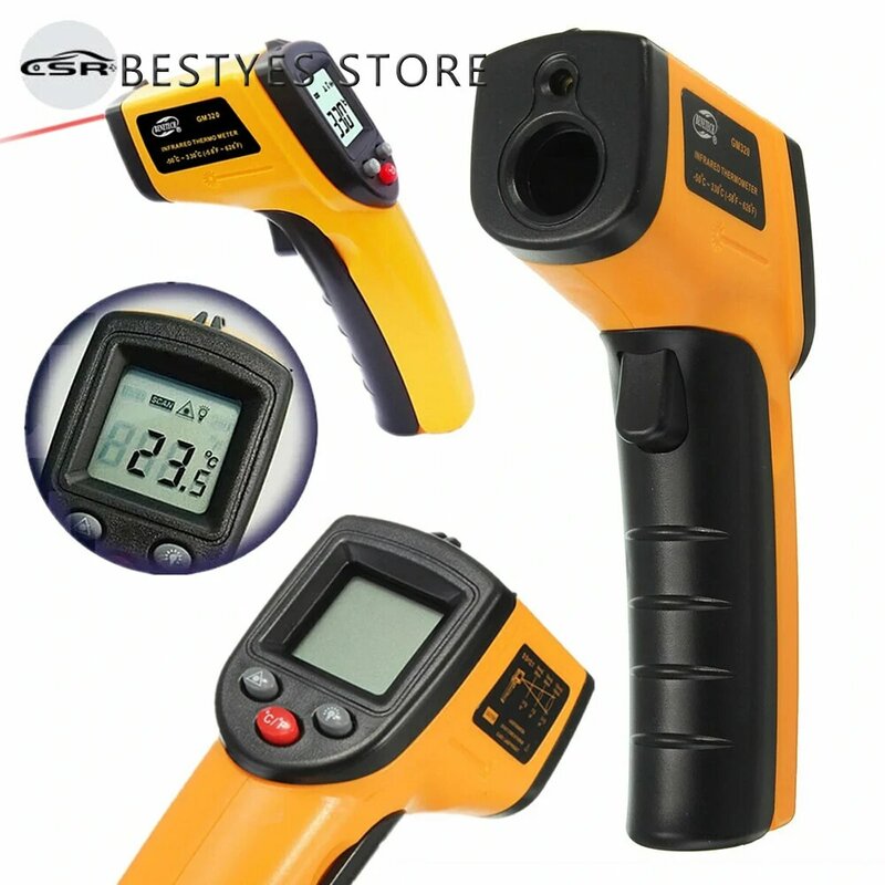 GM320 infrared thermometer industrial thermometer LCD Display Digital IR Infrared Thermometer Temperature Meter Gun