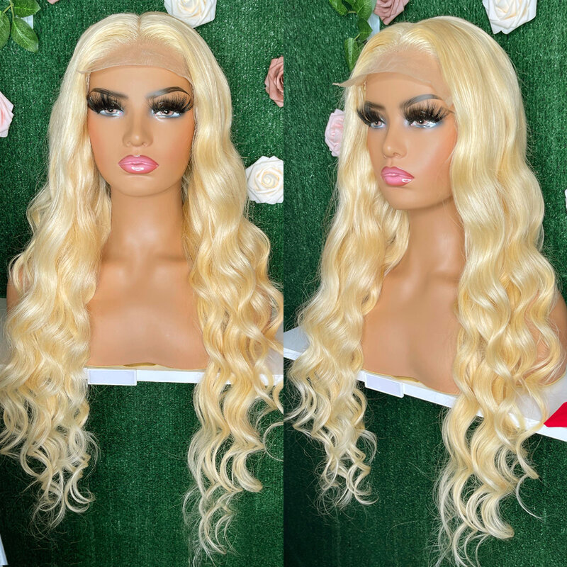 13x4 13x6 Lace Frontal Wig Brazilian Transparent Honey Blonde Lace Front Wigs For Women 613 Body Wave Lace Front Human Hair Wigs