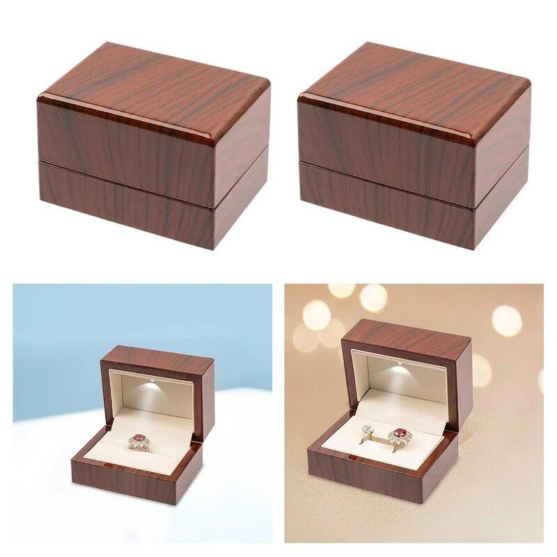 Portagioie portagioie multifunzionale contenitore per donna scatola per anelli Mini organizzatore di gioielli scatola portaoggetti per gingillo custodia per gioielli
