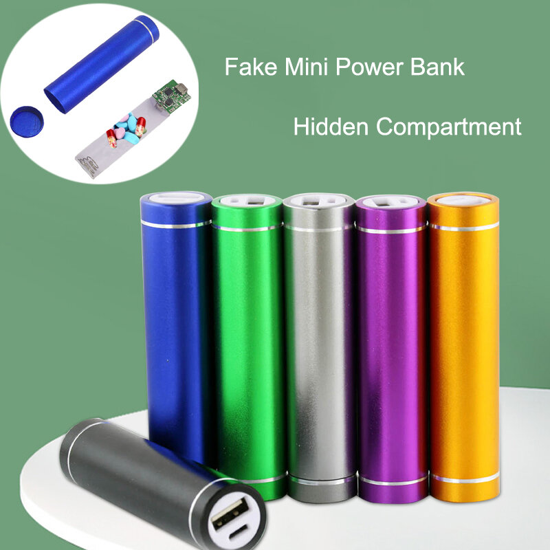 Mini Power Bank Sight SecExamen Home Diversion Stash Can, Safe fissurainer, Hiding Spot, Fake Cover, Compartiment de rangement GNE, Nouveau