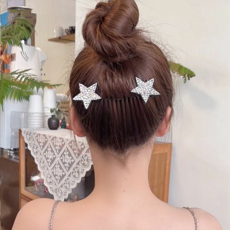 Moda Stretch Rhinestone opaska do włosów dla kobiet z tworzywa sztucznego elastyczny okrąg opaska falisty obręcz do włosów mycie twarzy stałe akcesoria do włosów
