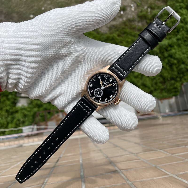 STEELFLIER oficjalne zegarki z brązu SF746S szafirowe lustro VH60 ruchowe świecące 20bar wodoodporne zegarki kwarcowe Vintage