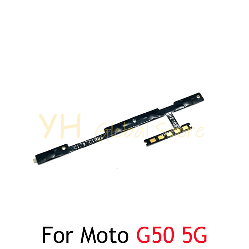 Per Motorola Moto G10 G20 G30 G50 G60 G60S 5G alimentazione On Off interruttore Volume pulsante laterale cavo flessibile