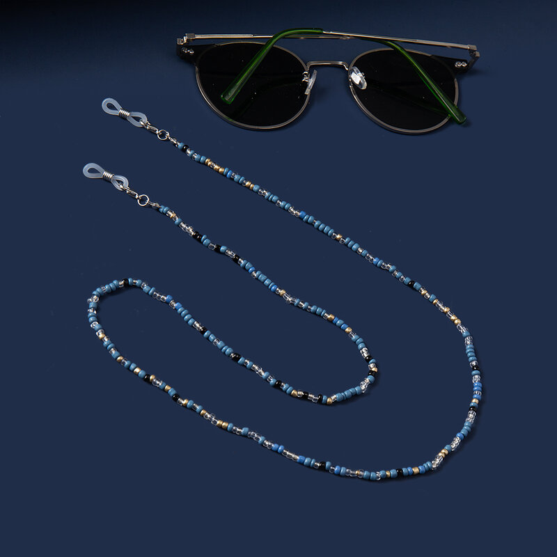18 cores moda óculos de leitura corrente retro contas óculos óculos de sol óculos de sol cordão pescoço cinta corda máscara corrente eye wear