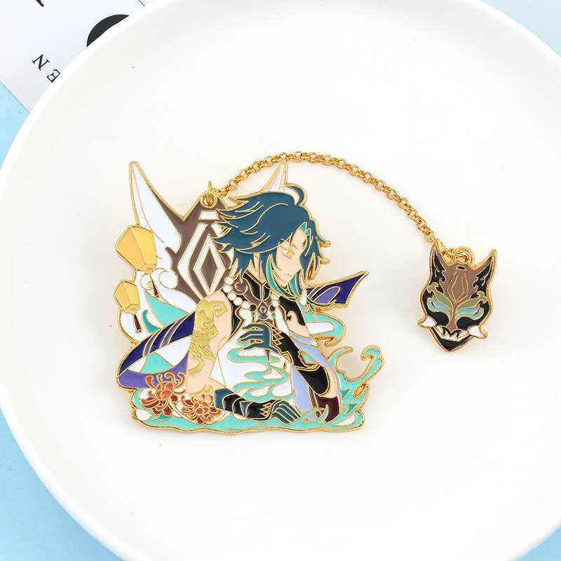 Anime Demon Slayer odznaka Tanjirou Nezuko Zenitsu Inosuke Cosplay broszki biżuteria przypinka rekwizyty akcesoria broszka prezenty