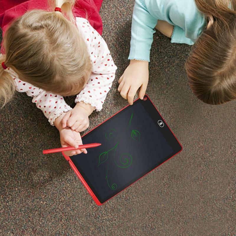 Tableta de dibujo LCD para niños, tablero electrónico de 8,5 pulgadas de garabatos, juguetes educativos, juegos de actividades de viaje portátiles para niños