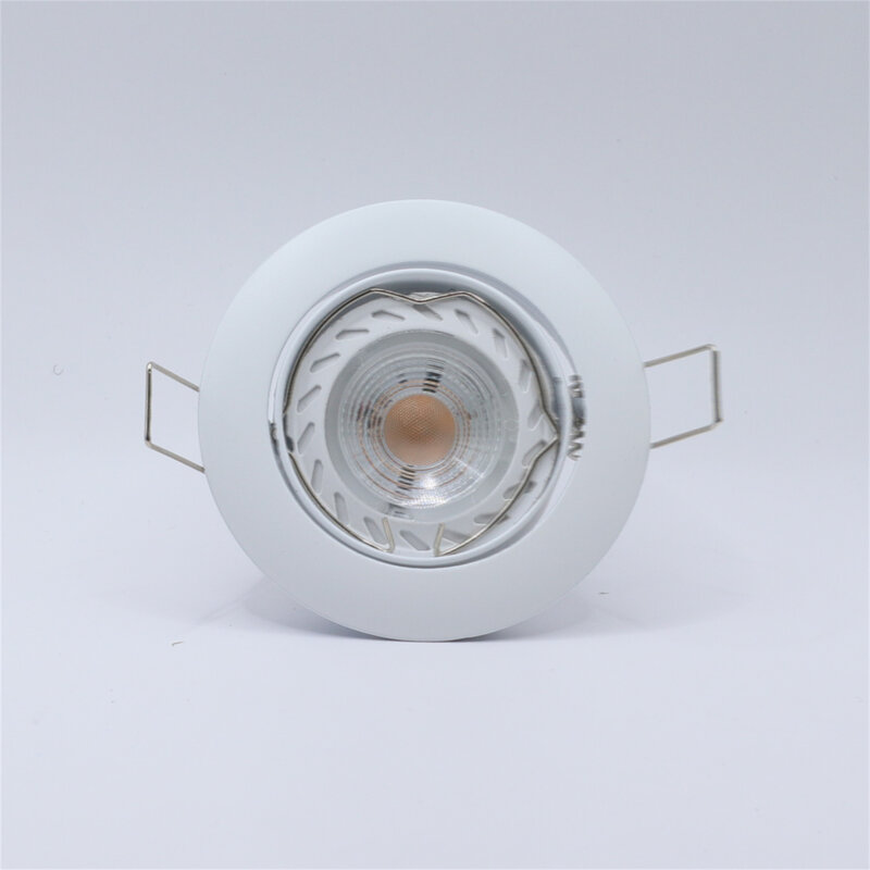 Aluminiowa obudowa oprawy LED typu Downlight akcesoria oświetleniowe okrągłych ram MR16 GU10