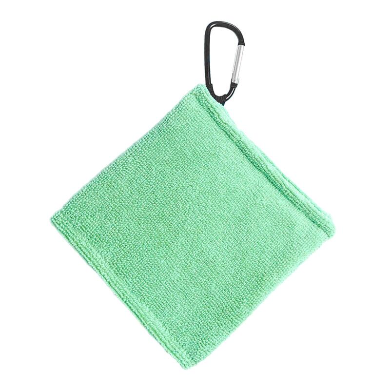 Golf Ball Towel with Clip Small Size for Men Women Portable Golf Accessories Golf Ball Cleaner Pocket Gifts for Men Women