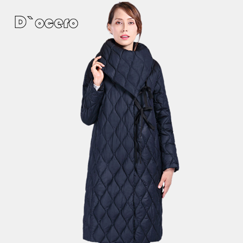 2022 New High Quality Thick Parkas Quilted Long Winter Jacket Women Bio Fluff Hooded Warm Windproof Winter Coats Outerwear