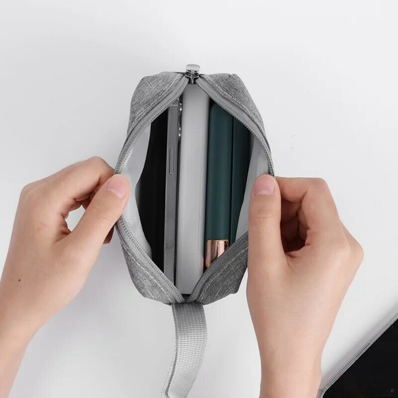 Travel Portable Cable Storage Bag Digital USB Gadget Storage Pouch Dustproof Charger Plug Electronic Organizer Cable Organizer