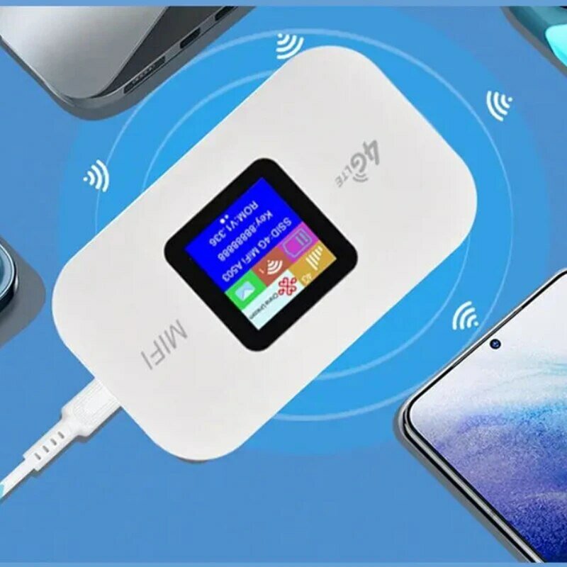 4G Lte Router Draadloze Wifi Draagbare Modem Mini Outdoor Hotspot Pocket Mifi 150Mbps Sim Card Slot Repeater 3000mah