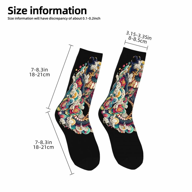 Nicht Marke, Muster chinesischen Drachen gemütliche Unisex Socken wind dichte Happy Socken Street Style verrückte Socke