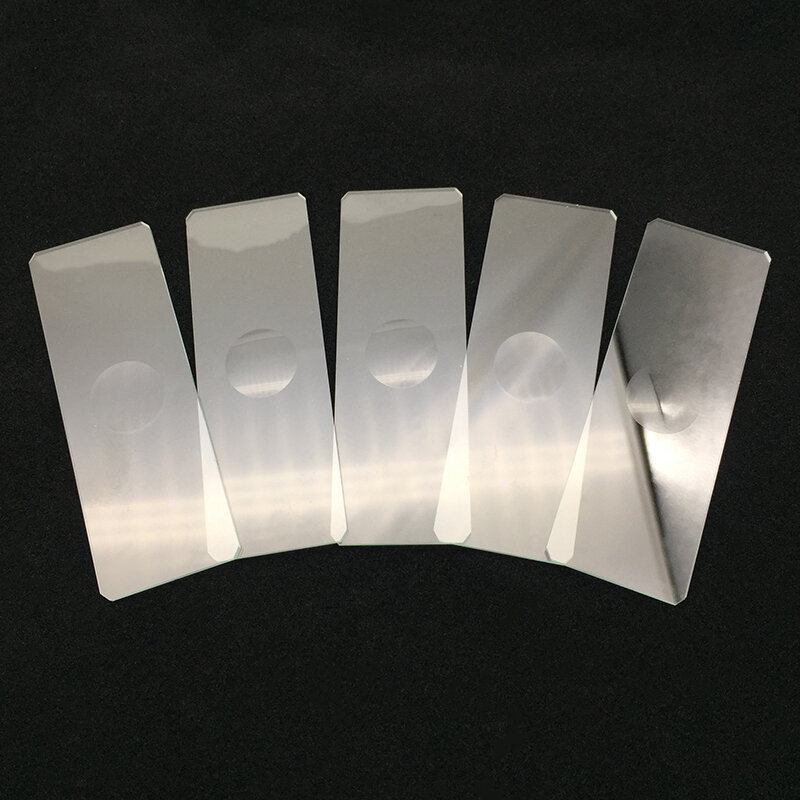 Vetrini in vetro bianco concavi riutilizzabili da 5 pezzi o vetrini preparati per materiali di consumo per laboratori di microscopio biologico